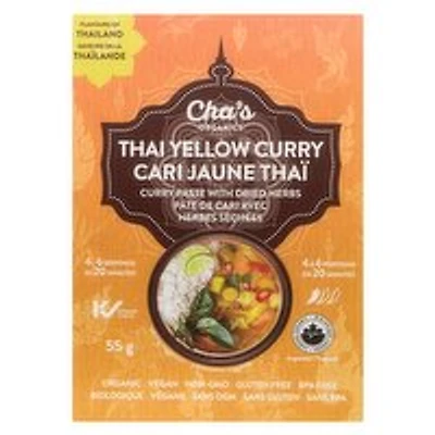 Cha's Organic - Thai Yellow Curry Paste, 55 Gram