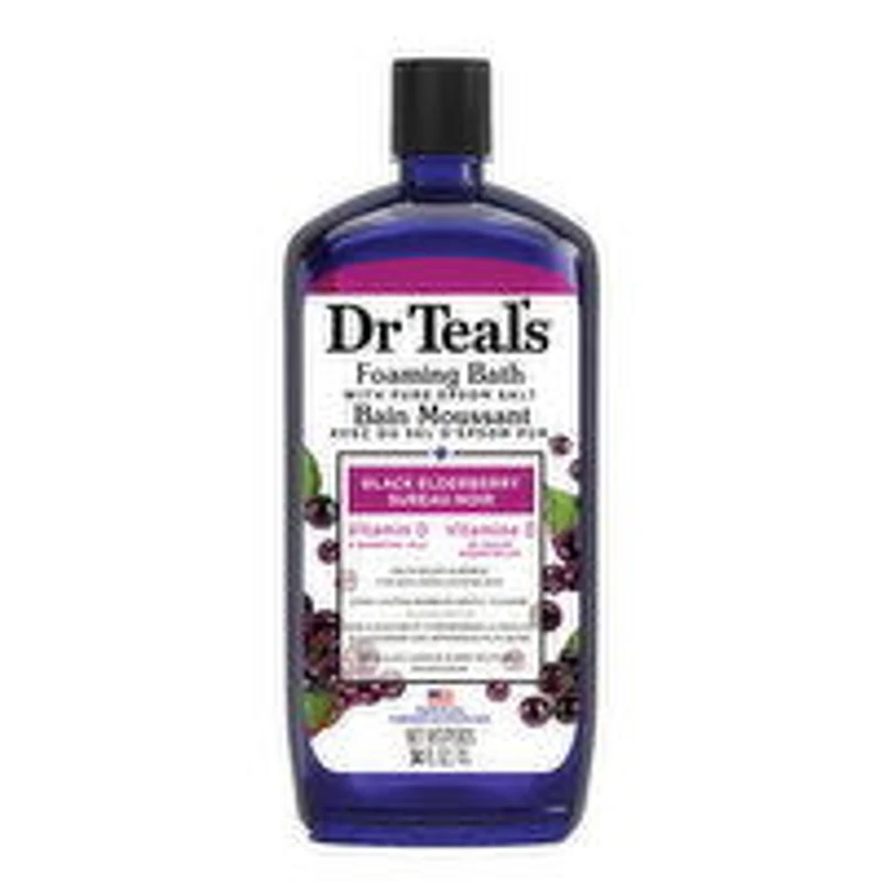 Dr Teals - Foaming Bath Black Elderberry, 1000 Millilitre