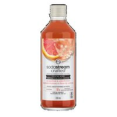 Soda Stream - Elderflower & Pink Grapefruit Mix, 330 Millilitre