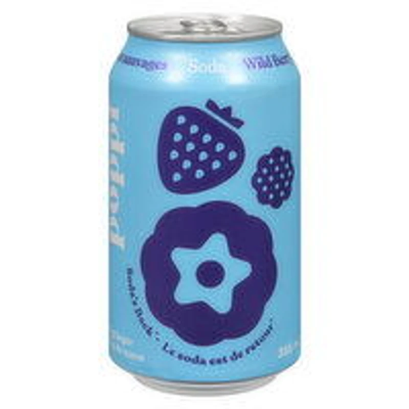 Poppi - Wild Berry Soda, 355 Millilitre