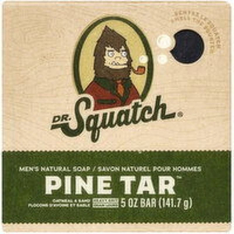 Dr Squatch - Pine Tar Bar Soap, 141.7 Gram