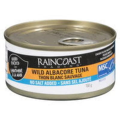 Raincoast Trading - Albacore Tuna No Salt, 150 Gram