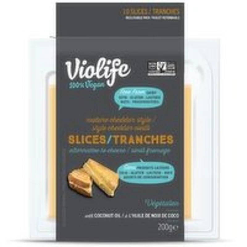 Violife - Mature Cheddar Style Slice, 200 Gram