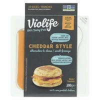 Violife - Cheddar Slices, 200 Gram