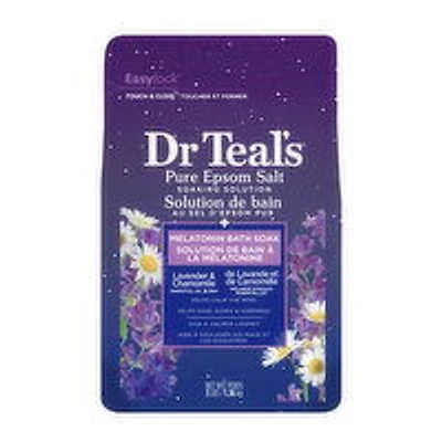 Dr Teals - Epsom Salt Melatonin, 1.36 Kilogram