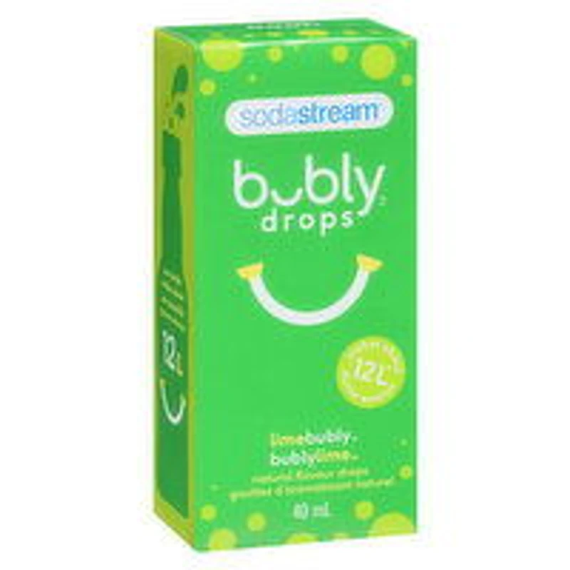 SodaStream - Bubly Drops Lime Bubly, 40 Millilitre