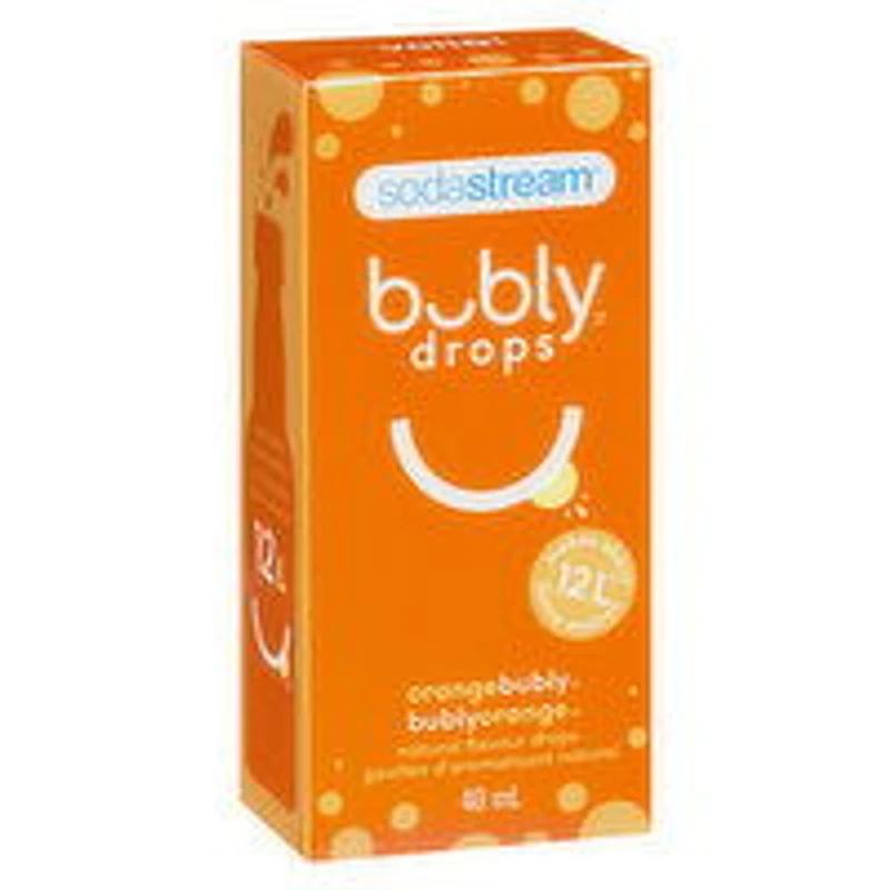 SodaStream - Bubly Drops Orange Bubly, 40 Millilitre