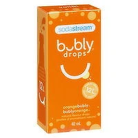 SodaStream - Bubly Drops Orange Bubly, 40 Millilitre