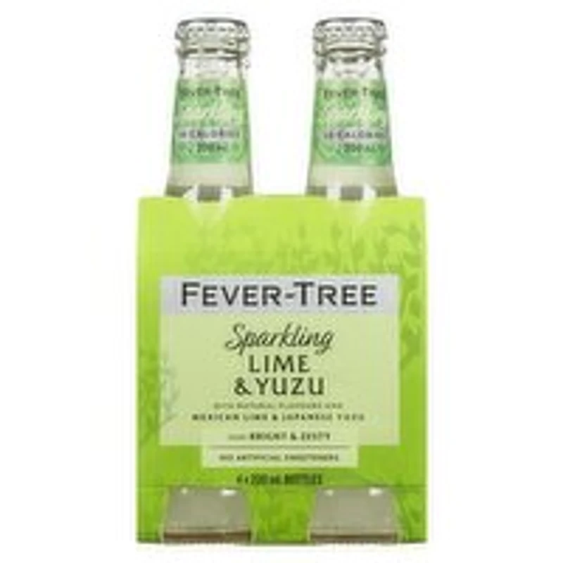 Fever Tree - Sparkling Lime Yuzu, 4 Each