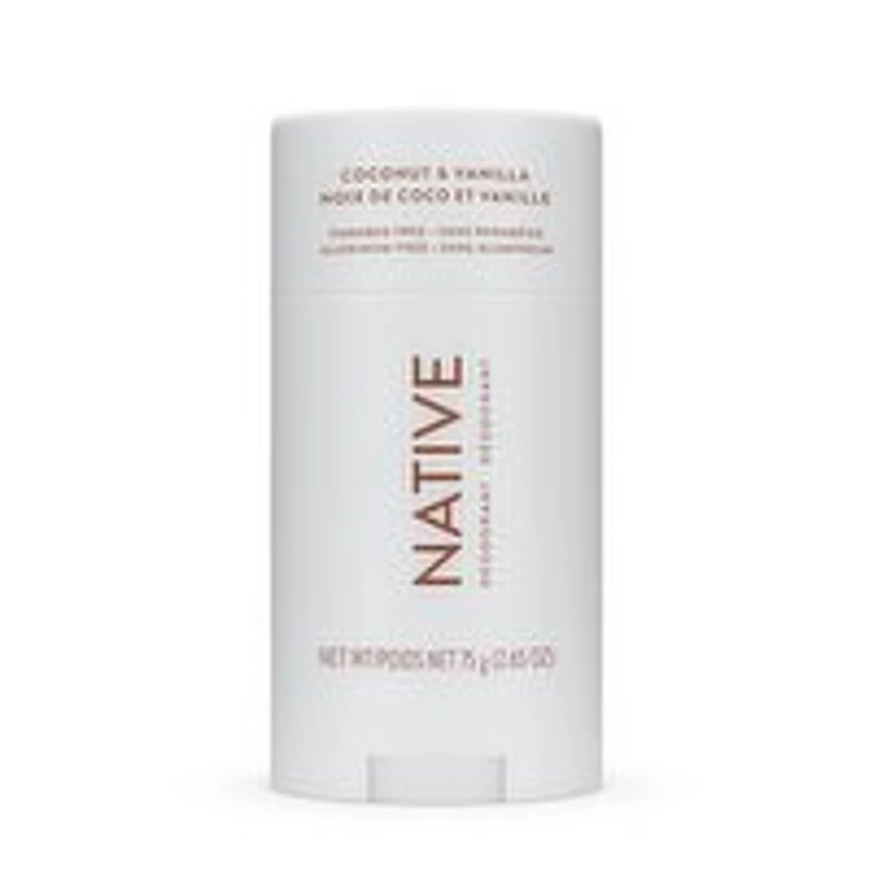 NATIVE - Natural Deodorant, Coconut Vanilla, 75 Gram