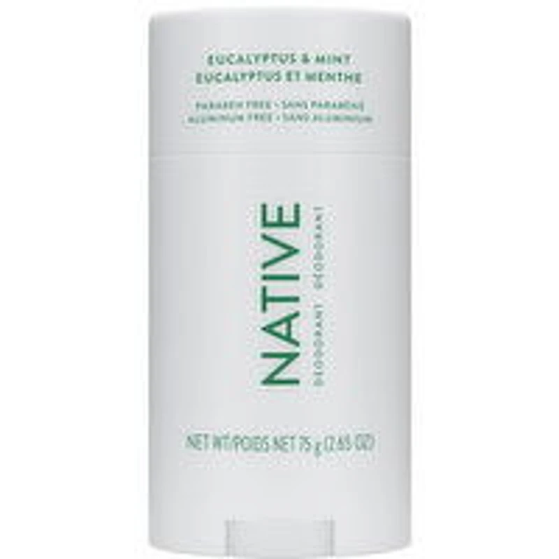 NATIVE - Natural Deodorant, Eucalyptus Mint, 75 Gram
