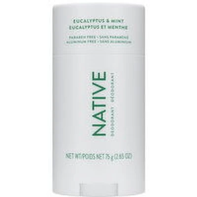 NATIVE - Natural Deodorant, Eucalyptus Mint, 75 Gram
