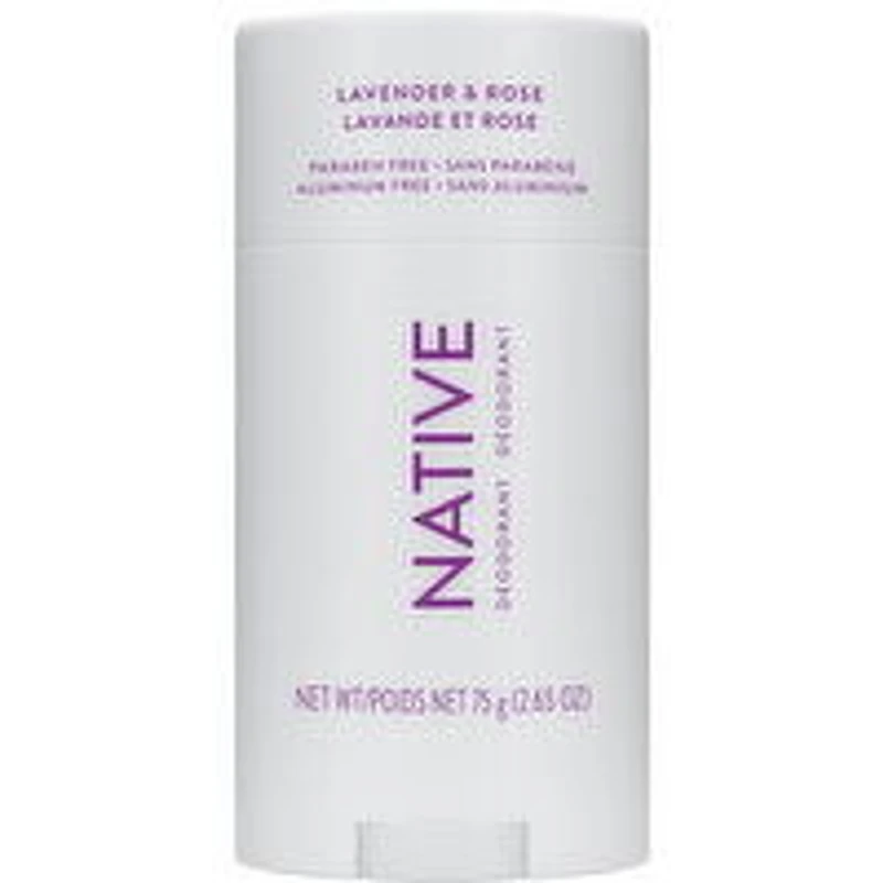 NATIVE - Natural Deodorant, Lavender Rose, 75 Gram