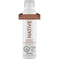 NATIVE - Aerosol-Free Spray Deodorant, Coconut & Vanilla, 99 Gram