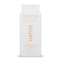 Native - Sweet Peach & Nectar Body Wash, 532 Millilitre