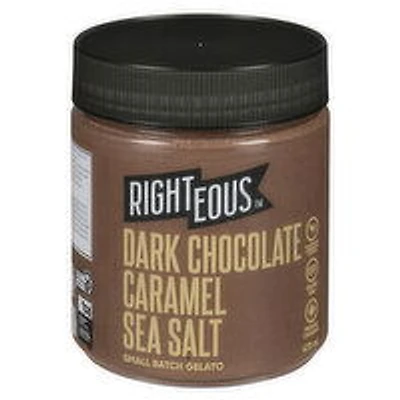 RIGHTEOUS - Chocolate Caramel Sea Salt Gelato, 473 Millilitre