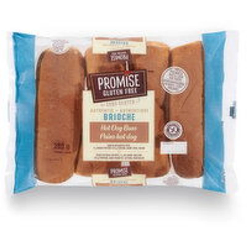 Promise - Brioche Gluten Free Hot Dog Bun, 4 Pack, 280 Gram