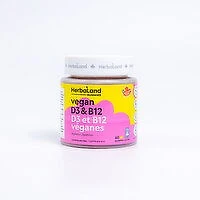 Herbaland - Vegan D3 & B12 Gummies, 60 Each