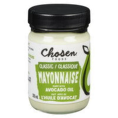 Chosen Foods - Avocado Oil Classic Mayo, Original, 355 Millilitre