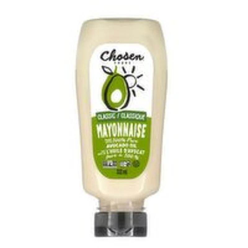 Chosen Foods - Mayonnaise Avocado Oil Squeeze Bottle, 332 Millilitre