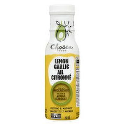 Chosen Foods - Dressing - Lemon Garlic with Avocado Oil, 237 Millilitre