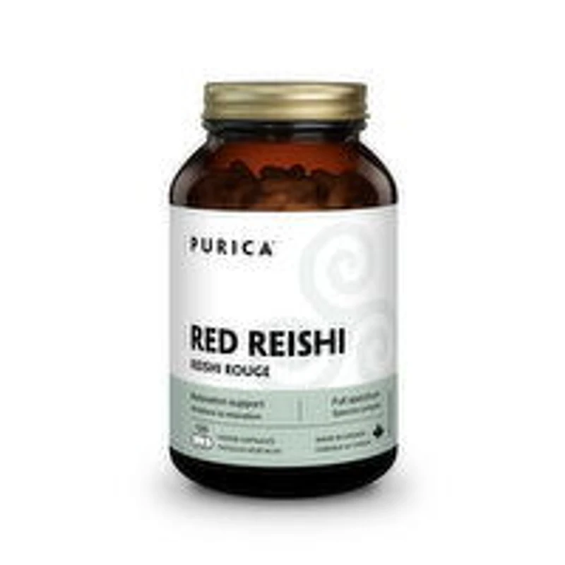 PURICA - Red Reishi Micronized Mushrooms, 120 Each