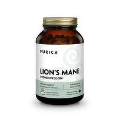 PURICA - Lion's Mane Micronized Mushroom Capsules, 120 Each