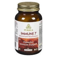 PURICA - Immune 7 Micronized Mushrooms Capsules Powerful Immune Support, 60 Each