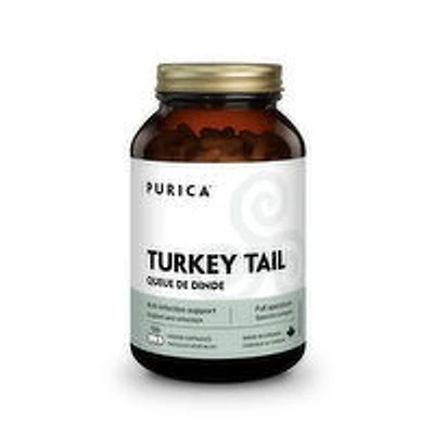 PURICA - Turkey Tail Micronized Mushroom Capsules, 120 Each