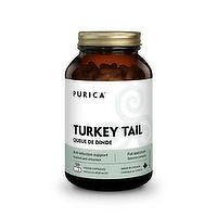 PURICA - Turkey Tail Micronized Mushroom Capsules, 120 Each