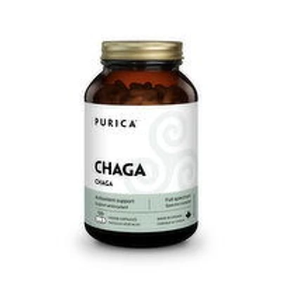 PURICA - Chaga Micronized Mushrooms Capsules, 120 Each