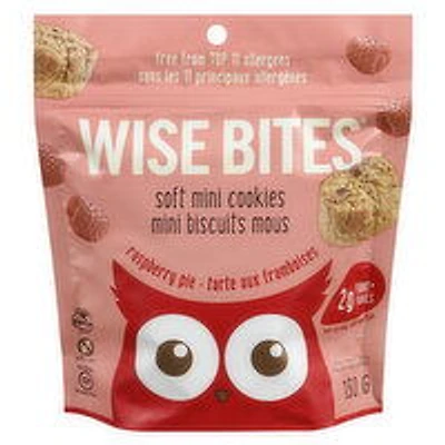Wise Bites - Soft Mini Cookies - Raspberry Pie, 150 Gram