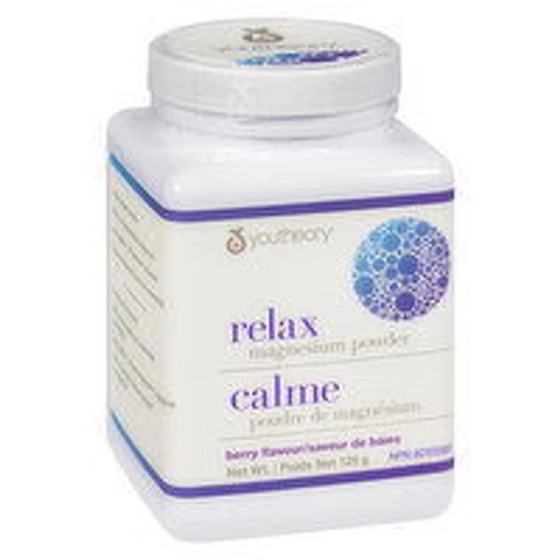 Youtheory - Relax Magnesium Powder, Berry Flavour, 126 Gram