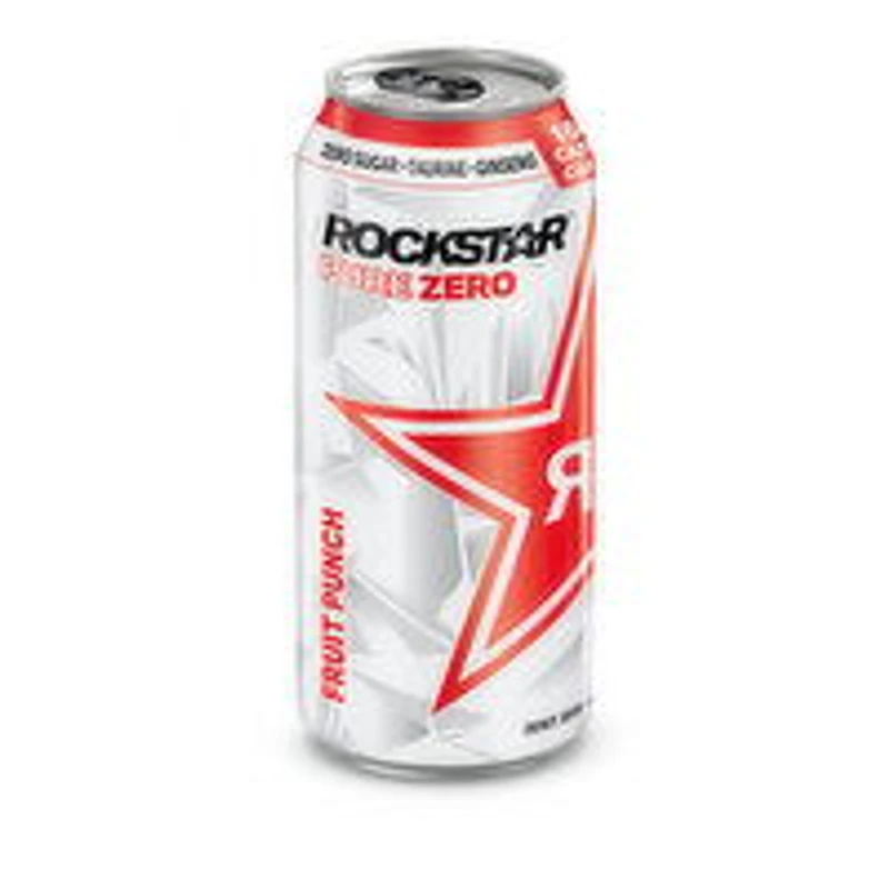 Rockstar - Pure Zero Energy Drink, Fruit Punch, 473 Millilitre