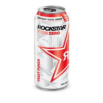 Rockstar - Pure Zero Energy Drink, Fruit Punch, 473 Millilitre