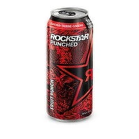 Rockstar - Punched Energy Drink Fruit Punch Flavour, 473 Millilitre
