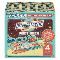 Phillips - Intergalactic Root Beer, 4 Each