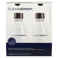 SodaStream - SodaSt Carbonating Bottles 0.5 L Twin, 2 Each
