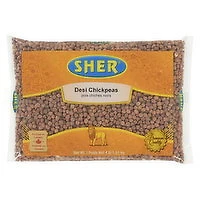 Sher - Kala Channa- Black Chickpeas, 4 Pound