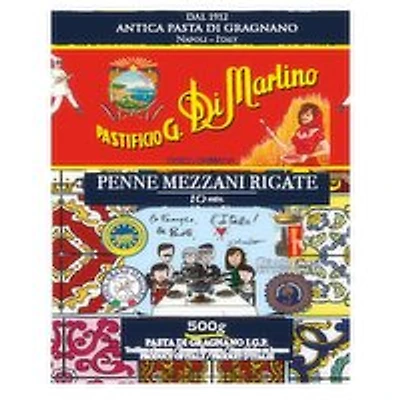 Di Martino Pasta - Pasta, Penne Mezzanelli Rigate, 500 Gram