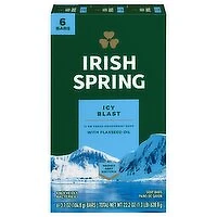 Irish Spring - Icy Blast, 6 Each