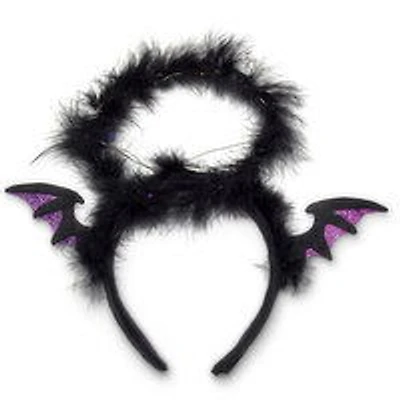 Halloween - LED Black Bat Headband, 1 Each