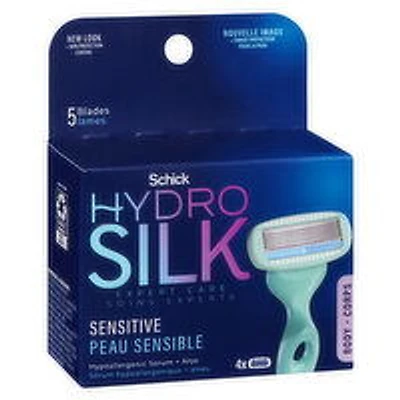 Schick - Hydro Silk Sensitive Care Cartridges, 4 Each
