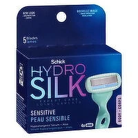 Schick - Hydro Silk Sensitive Care Cartridges, 4 Each