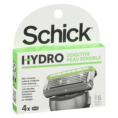 Schick - Hydro 5 Sensitive Cartidridges, 4 Each