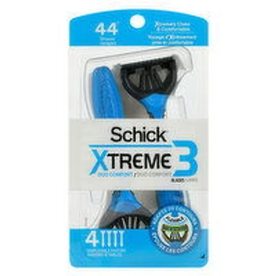 Schick - Xtreme Duo Comfort Disposable, 4 Each