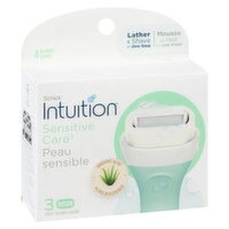 Schick - Intuition Naturals Sensitive Care Cartridges, 3 Each