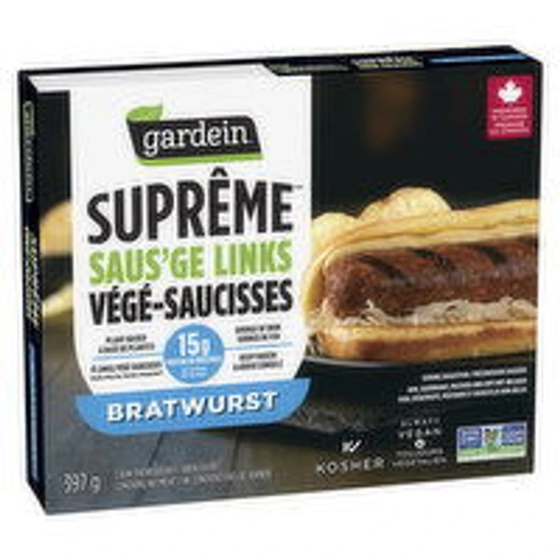 Gardein - Bratwurst Plant-Based Saus'ge, 397 Gram
