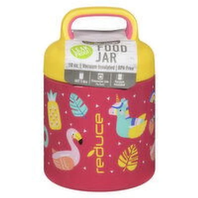 Reduce - Kids Insulated Food Jar, Pool Party, 10oz, 1 Ounce