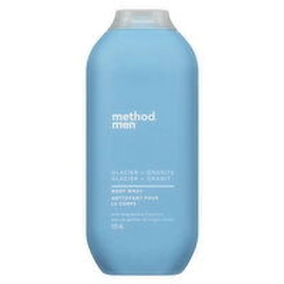 Method - Mens Body Wash Glacier & Granite, 532 Millilitre